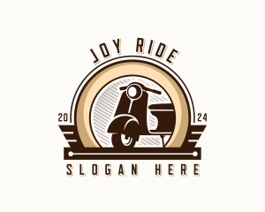 Scooter Ride Touring logo design