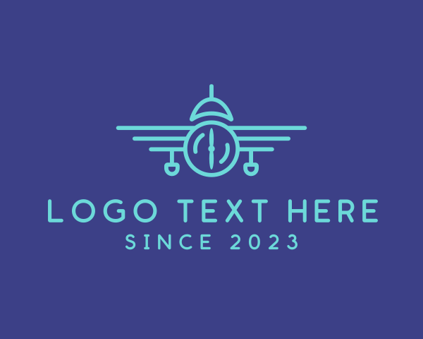 Flight Attendant logo example 3