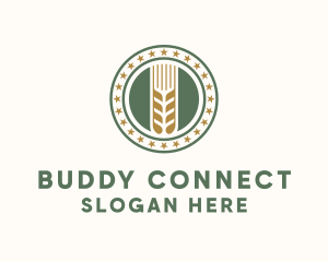 Wheat Farm Badge logo design