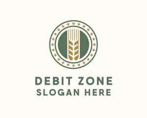 Wheat Farm Badge logo design