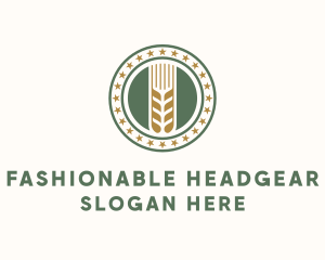 Wheat Farm Badge logo design