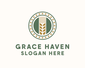 Wheat Farm Badge logo