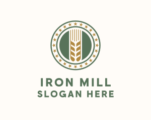 Wheat Farm Badge logo