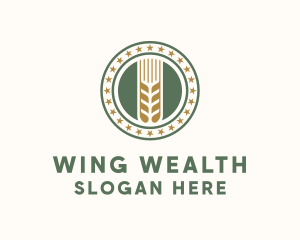 Wheat Farm Badge logo design