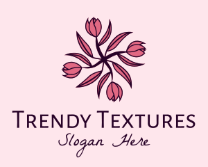 Tulip Flower Pattern logo