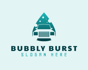 Droplet Auto Wash logo design