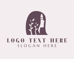 Stylist - Leaf Hair Stylist logo design