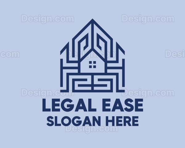 Maze Real Estate House Logo