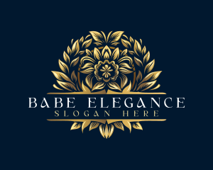 Elegant Floral Decor logo design