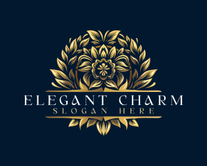 Elegant Floral Decor logo design