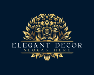 Elegant Floral Decor logo design