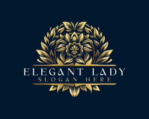 Elegant Floral Decor logo design