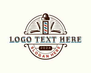 Barbershop Pole Shaving logo