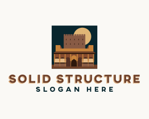 Ancient Structure Landmark logo design