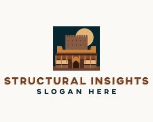 Ancient Structure Landmark logo