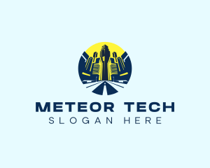 Metropolis City Building logo design