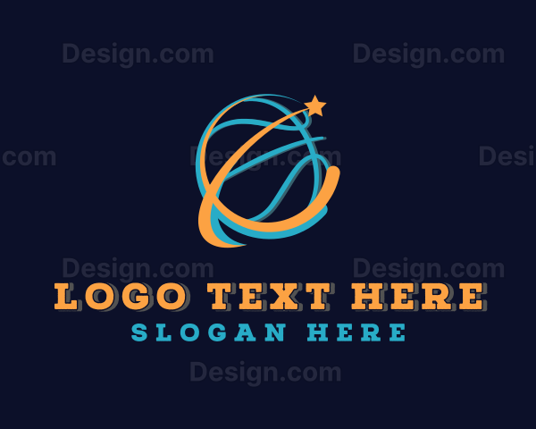 Sports Basketball Game Logo