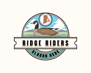 Rhode Island Canada Goose logo design