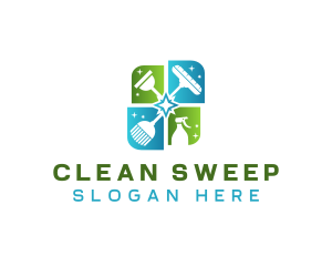 Housekeeping Cleaner Sanitize logo