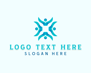 Social - Social Community Collaboration logo design
