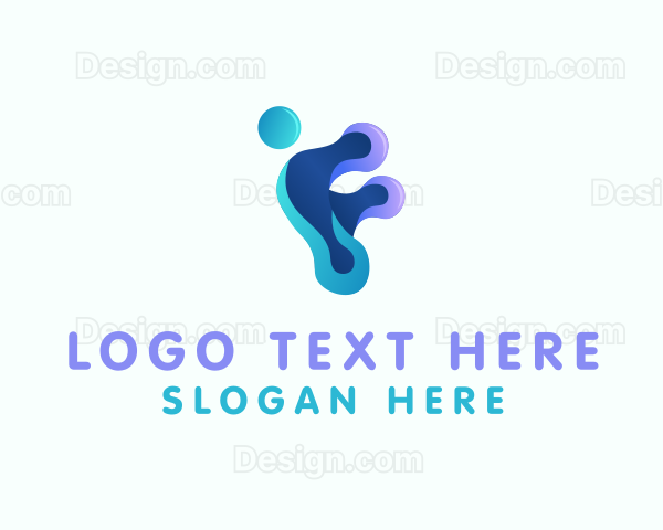 3D Technology Business Logo