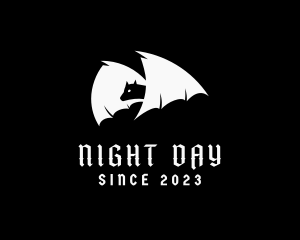 Flying Bat Wing logo design