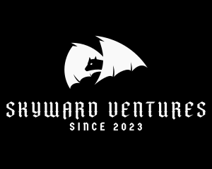 Flying Bat Wing logo design