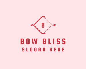 Minimalist Bow Arrow logo