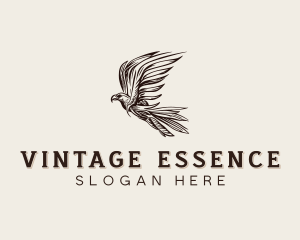 Vintage Falcon Flying logo
