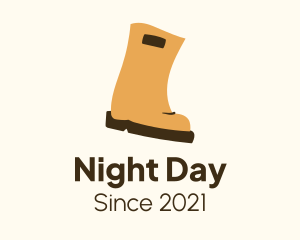 Rubber Rain Boots logo design