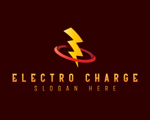 Lightning Bolt Power logo design