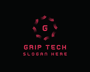 Artificial Intelligence Tech App logo design