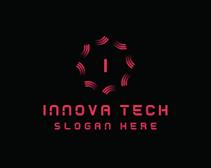 Artificial Intelligence Tech App logo design