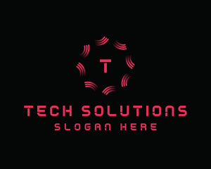 Artificial Intelligence Tech App logo design