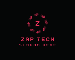 Artificial Intelligence Tech App logo design