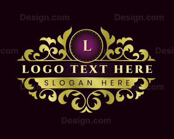 Floral Victorian Vines Logo