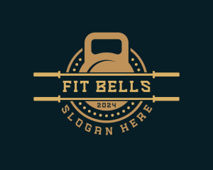 Fitness Training Kettlebell logo design