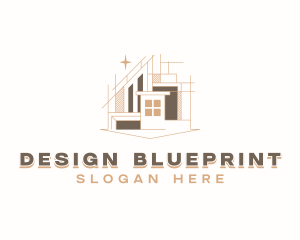 Architecture Construction Blueprint logo