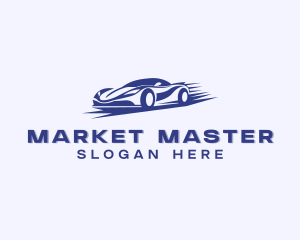 Fast Super Car Auto Logo