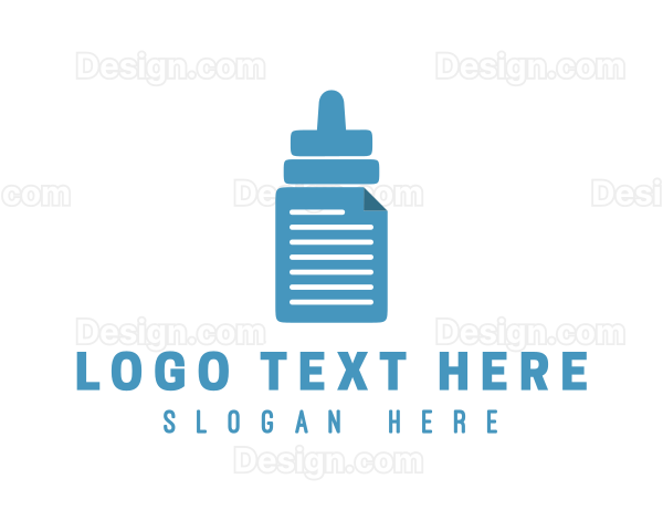 Baby Bottle Document Logo