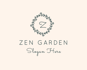 Floral Leaf Botanical Garden logo design