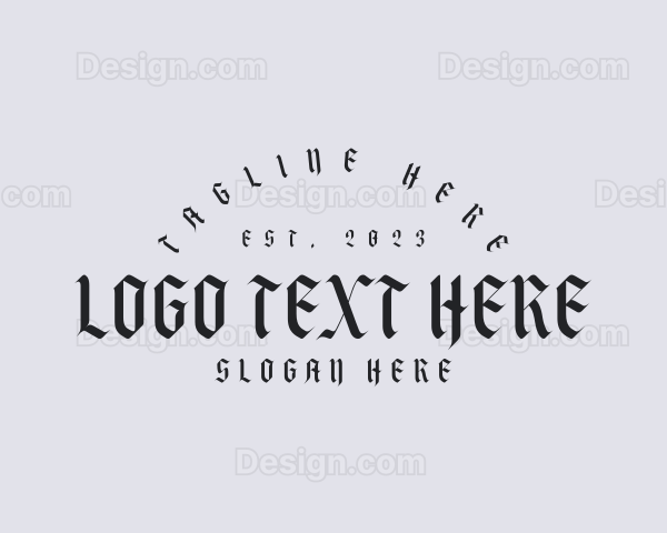 Simple Gothic Business Logo