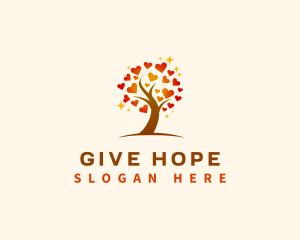 Heart Tree Foundation logo design