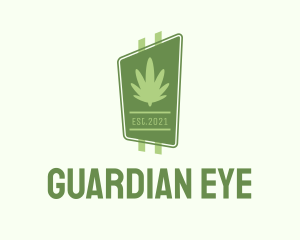 Cannabis Leaf Signage  Logo