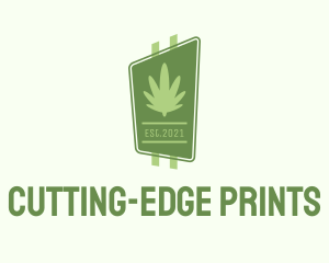 Cannabis Leaf Signage  logo