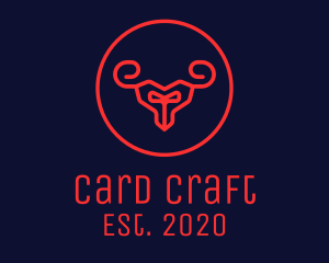 Red Evil Goat logo design