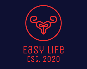 Red Evil Goat logo design