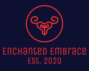 Red Evil Goat logo design