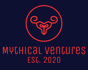 Red Evil Goat logo design