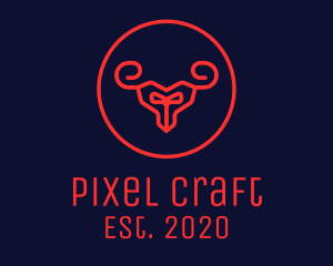 Red Evil Goat logo design